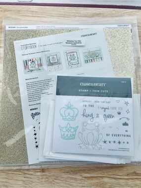 NWT Close to My Heart Storybook Card Making Kit with Stamps and Thin Cuts